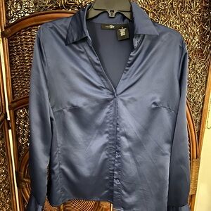 Navy blue blouse/shirt